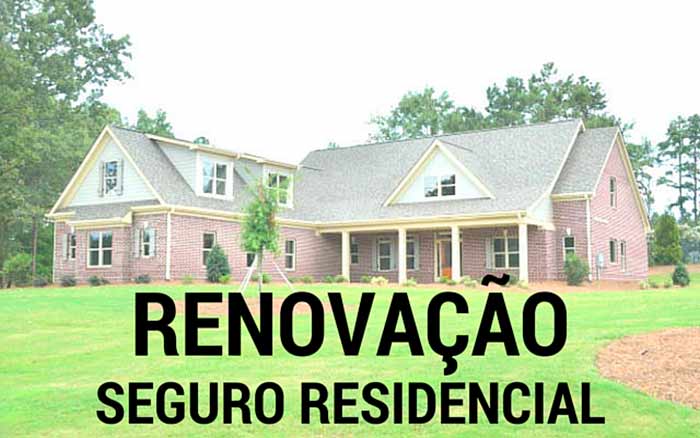 renovação do seguro residencial