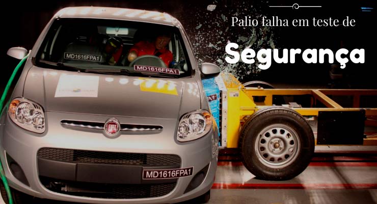 Fiat Palio falha em novo teste de segurança