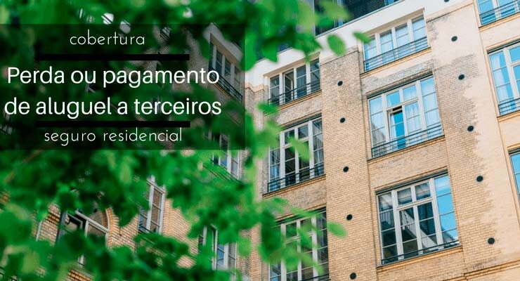 Imagem de uma casa com a descrição "Cobertura Perda ou pagamento seguro residencial"