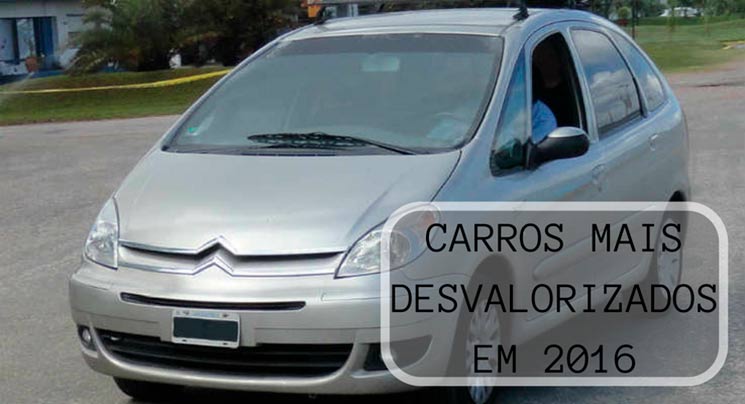 Carros desvalorizados 2016