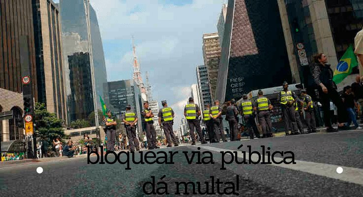 bloquear via pública