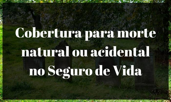 Saiba mais sobre cobertura contra morte natural e morte acidental no Seguro de Vida