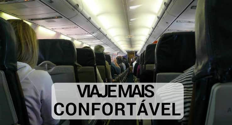 Como viajar de avião confortável?