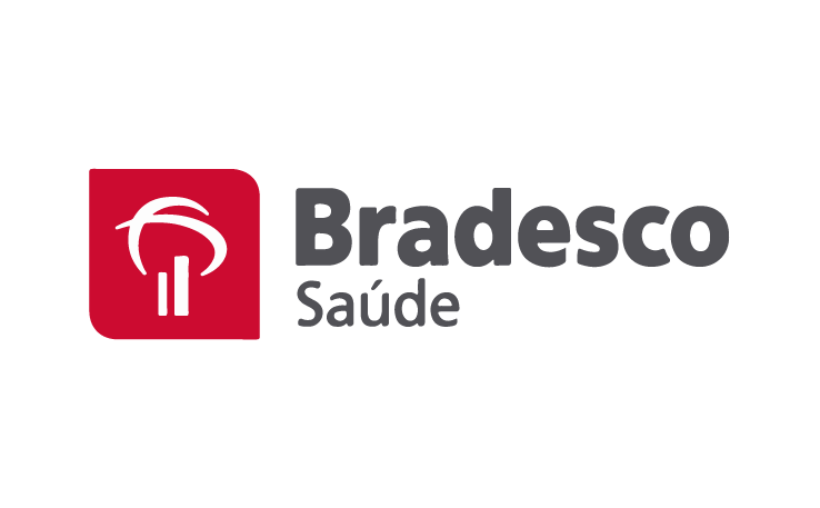 logo bradesco saúde representando texto de rede referenciada bradesco saúde