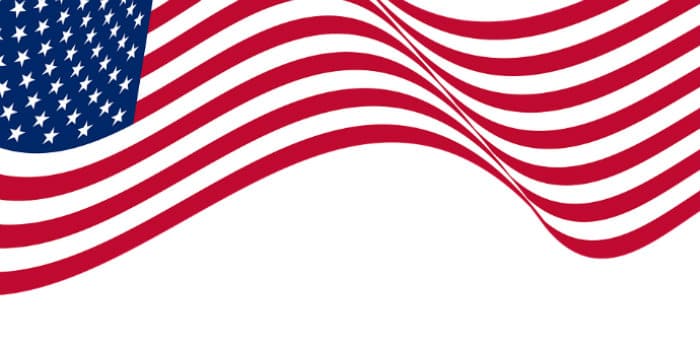 Imagem da bandeira dos Estados Unidos para ilustrar texto sobre tipos de visto americano