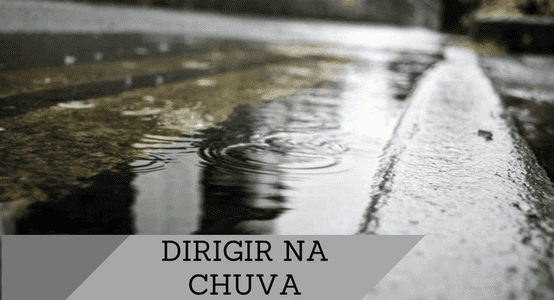 Dirigir na chuva aquaplanagem